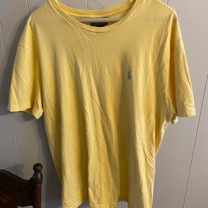 Yellow polo shirt
